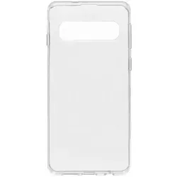 Samsung Galaxy S10 Hülle - Silikon - Accezz Soft Case/Backcover - Handyhülle Transparent - Kein Design