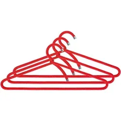 Peppermint Products Hanger | 3er Textil-Kleiderbügel-Set aus Seil - Klassische Kleiderbügel, rutschfest und stabil, designed von Roman Luyken. Schmutzabweisend und UV-resistent für eine stilvolle Garderobe.
