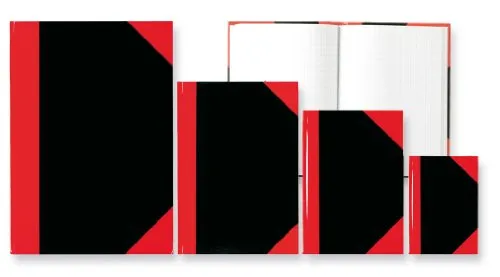 Kladden DIN A6 Notizbuch 96 Blatt kariert Kladde 6 von Toppoint