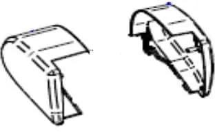 Thule Endkappen Gehäuse für Markise Omnistor 6300
