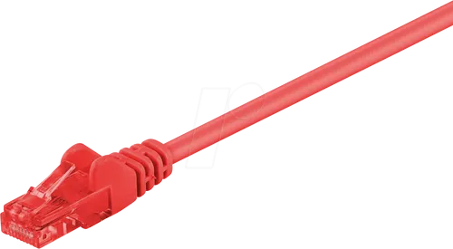 GOOBAY 68421 - Cat.6 U/UTP Patchkabel, CCA, rot, 5 m