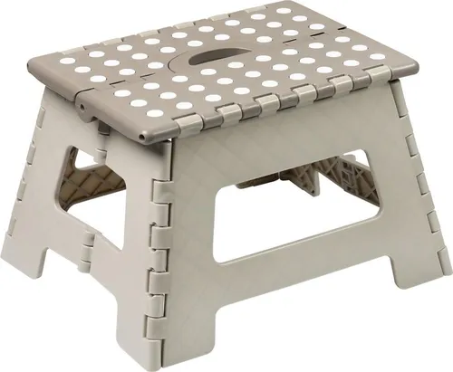 KESPER Klapptritt 70631 aus Kunststoff, beige / Hocker / Klappstiege
