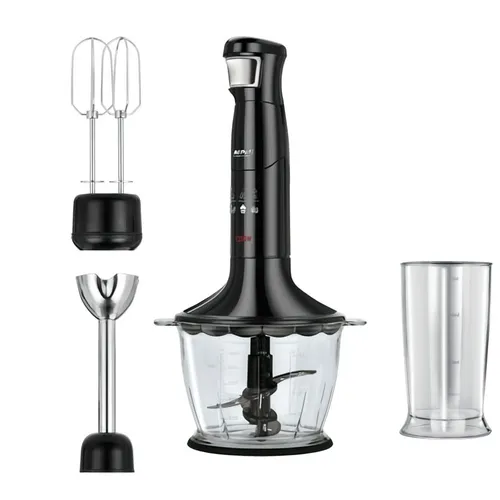 Stabmixer-Set, Mixstab, Schnee-besen, Multi-messer, Einstellbare Geschwindigkeit