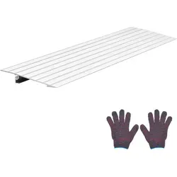 VEVOR Türschwellenrampe aus Aluminium, 196x864x26 mm, 360 kg Tragkraft