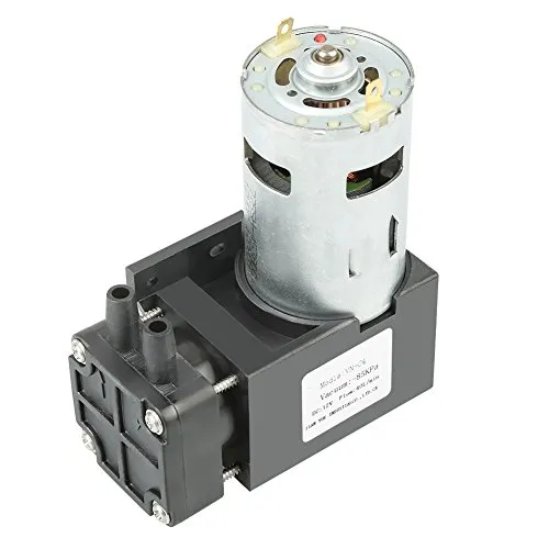 Vakuumpumpe, DC12V 42W Mini-Ölfreie Vakuumpumpe -85KPa Durchfluss 40L / min, Mini-Luftpumpenmotor