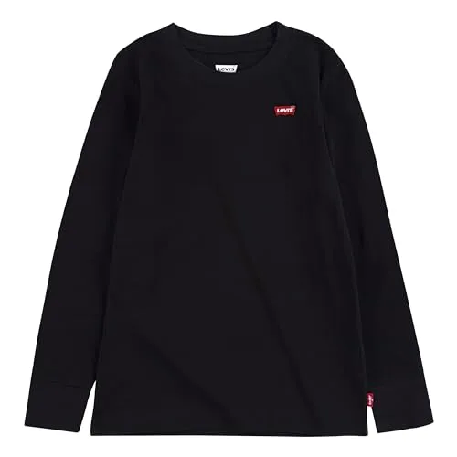 Levi's Kids l/s batwing chesthit tee Jungen Schwarz 12 Jahre