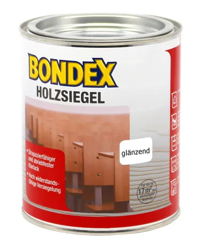 Bondex Holzsiegel glänzend 0,75L Klarlack Holz Siegel Kork innen