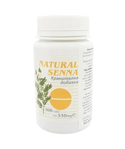 Natürliches Sennesblatt –100 Tabletten, e330mg pro Tablette – Pflanzliches Abführmittel, sanfte Linderung bei Verstopfung, unterstützendes Entgiftungspräparat, so wirksam wie Tee