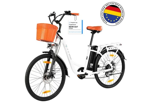 Zoll Elektrofahrrad City E-Bike Waverahmen 250W