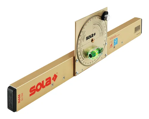 Sola Neigungswasserwaage NAM 50 T 50 cm - Präzise Wasserwaage für Neigungen, ideal für Bauprojekte und Heimwerker mit hoher Messgenauigkeit.