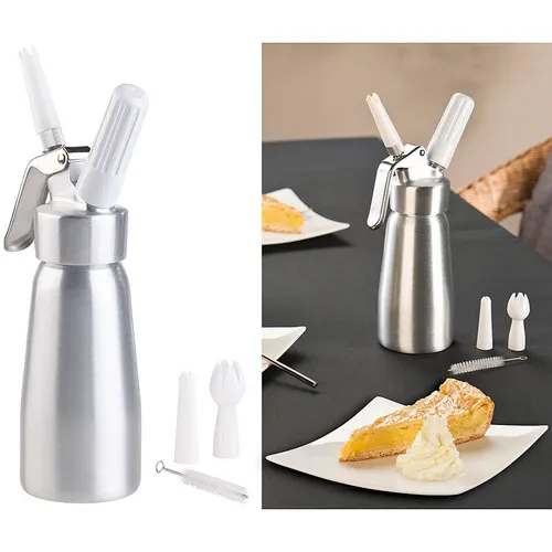 Rosenstein & Söhne Sahnesyphon 250 ml – Kreativer Sahnespender für Desserts