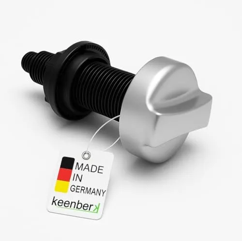 Küchenspüle Drehexcenter Ersatzteil Set - Chrom matt Ø 44 mm - Hochwertiges Ersatzteil-Set für Küchenspülen mit Standard-Bohrung Ø 35 mm. Einfache Montage, pflegeleichte matte Chrom-Optik und langlebige Verarbeitung für eine zuverlässige Bedienung.