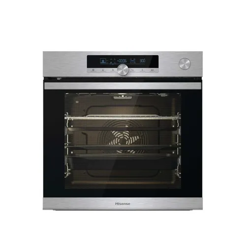 Hisense 77 liter, 60 cm multifunktions-einbaubackofen mit pyrolyse-selbstreinigu