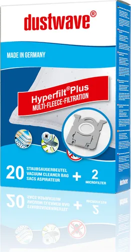 20x dustwave® PREMIUM-Staubsaugerbeutel für Quigg