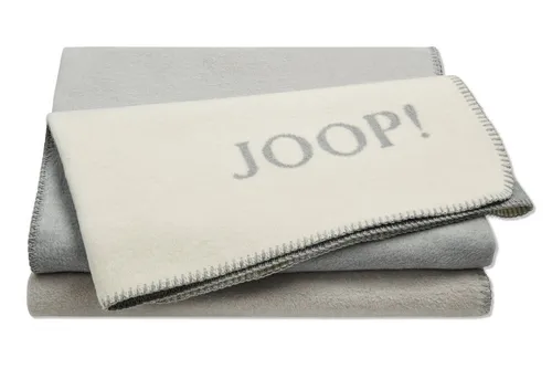 JOOP! Wohndecke grau – Hochwertige Baumwollmischung in beige von JOOP!