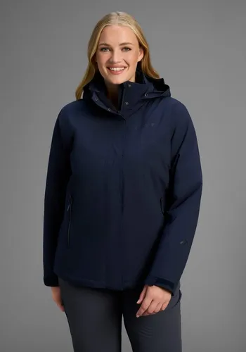 Maier Sports Metorthermrec Women night sky (M10367) 20 - Wasserdichte Hardshell Jacke für Damen, atmungsaktiv und nachhaltig aus 100% recyceltem Material, ideal für Outdoor-Aktivitäten bei kaltem Wetter.