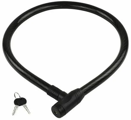Burg-Wächter Fahrradschloss 570 120 - Fahrradschloss mit 120cm Länge und Sicherheitslevel 6, bietet höchste Aufbruch-Sicherheit und Schutz vor Kratzern dank starkem Kunststoffmantel. Lieferung inklusive 2 Schlüssel.