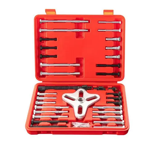 Hikity Werkzeugset Werkzeugkasten Lenkradabzieher Schwungradabzieher 46tlg, (46-tlg), 46tlg Ausbauwerkzeug für Kurbelwellenriemenscheibe