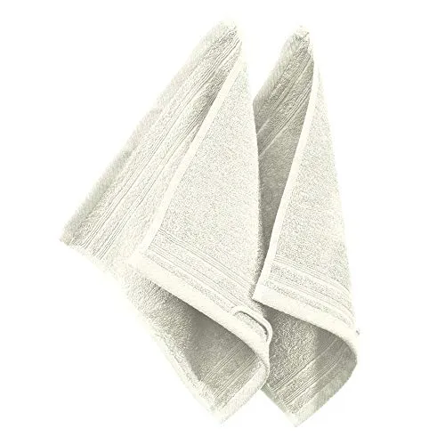 Erwin Müller Seiftuch Heidelberg 2er- Pack 100% Baumwolle Creme Größe 30x30 cm - leichte Qualität, saugstark, schnelltrocknend, kompakt - ideal für Sport, Strand, Reisen (weitere Farben)