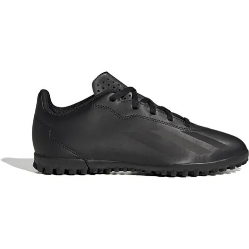 ADIDAS Kinder Fussball-Hartplatzschuhe X Crazyfast.4 TF - Hartplatz-Fußballschuhe für Kinder mit spezieller Außensohle für blitzschnelle Moves, hergestellt aus 50% recycelten Materialien – ideal für umweltbewusste junge Spieler.