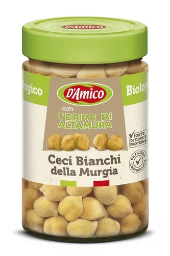 D'Amico Ceci Bianchi Weiße Kichererbsen aus der Murgia 310g