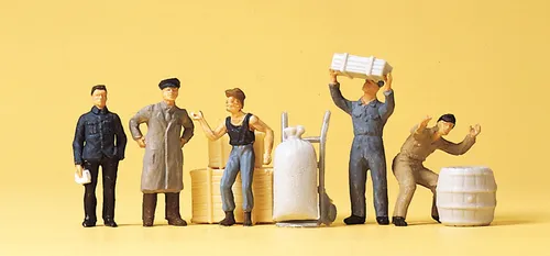 Preiser 14147 H0 Am Güterschuppen