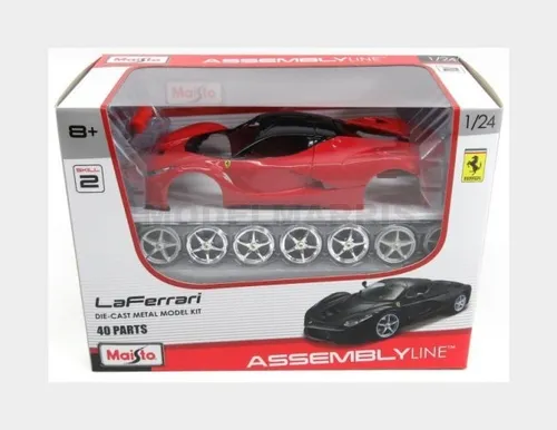 MAISTO 39129RED-KIT FERRARI - LAFERRARI 2013 - ROT SCHWARZ - 1/24