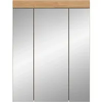 Badezimmerspiegelschrank SCHLOONSEE 60cm - Moderner Spiegelschrank mit 3 Spiegeltüren, 9 Fächern und 6 höhenverstellbaren Einlegeböden. Erhältlich in verschiedenen Farben, ideal für eine stilvolle Badgestaltung.