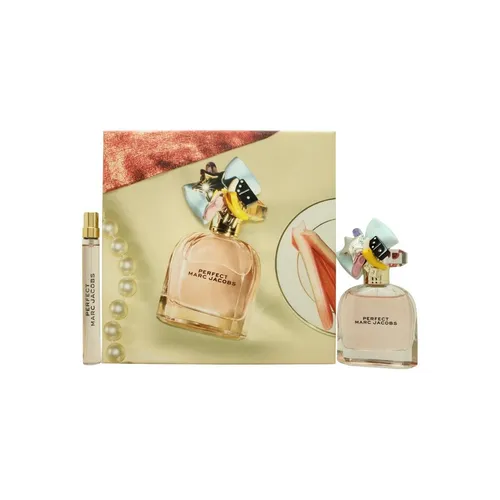 Marc Jacobs Perfect Geschenkset 50ml EDP + 10ml EDP - Damen Eau de Parfum Set mit 50ml und 10ml, ideal zum Verschenken und für unterwegs – ein perfekter Duft für jeden Anlass.