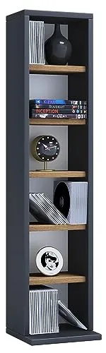 Standregal Elementa – Mehrfarbig, 21 cm breit - Praktisches Standregal Elementa mit widerstandsfähiger Oberfläche und modernem Design. Ideal für vielseitigen Stauraum in jedem Raum. Maße: B: 21 cm, H: 91,8 cm.