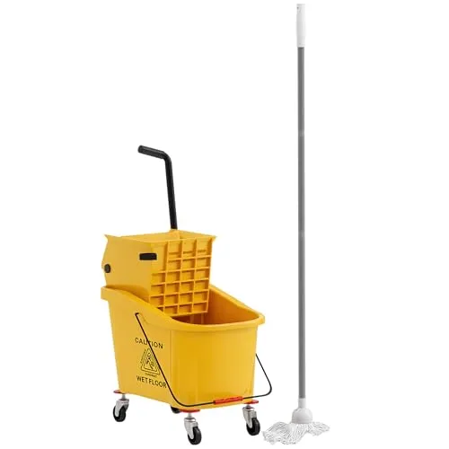 HOMCOM Putzwagen 36 Liter mit Presse von HOMCOM