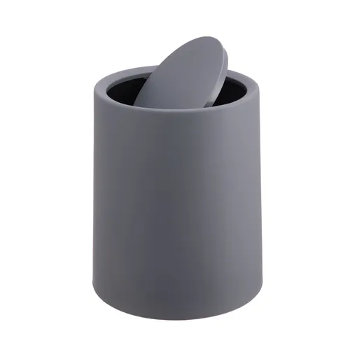 Kosmetikeimer Badmülleimer Badezimmer Mülleimer Toiletteneimer Schwingdeckel 6l