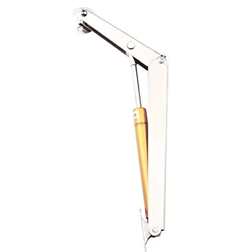 Klappenbeschlag Gasdruckfeder, Tiberham 100Nm Klappenhalter Gasdfeder Stütze, Hydraulic Gasdruckdämpfer Scharniere für Klappen, Tatami, Schrank, Spielzeugkiste (1 Stück)