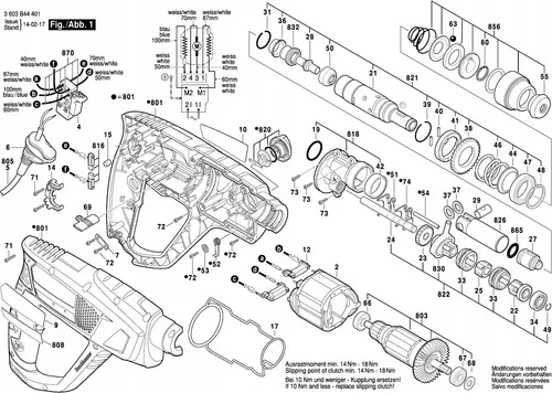 Bosch Original Ein/Aus-Schalter für Bohrhammer PBH 2500 RE 1617200515