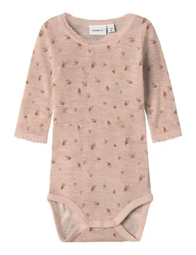 Name It Damen Nbfwang Wool Needle Ls Body Noos, Shadow Gray, Numeric_50