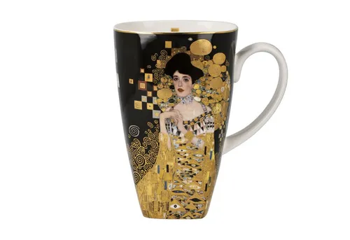 Goebel Tasse Adele Bloch-Bauer 9x14x12.5 cm, Porzellan, Spülmaschinengeeignet, Mikrowellengeeignet