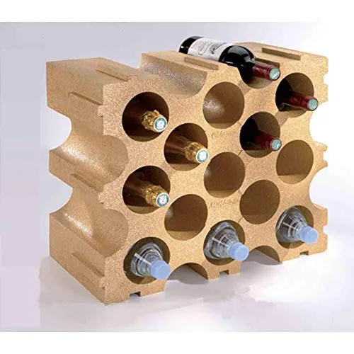 Flaschenwürfel für 15 Flaschen bis Ø92mm, terracotta B229V von MOTTEZ