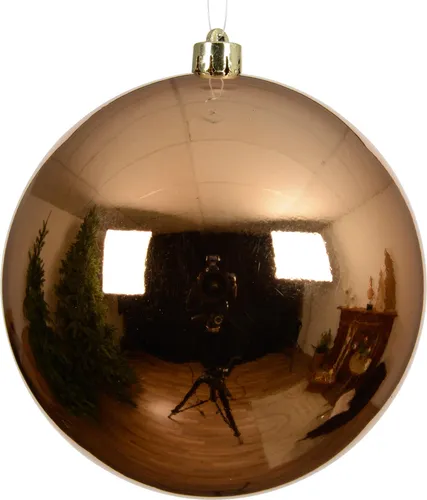 Weihnachtskugeln Kunststoff 20cm 1 Stück - Brandy