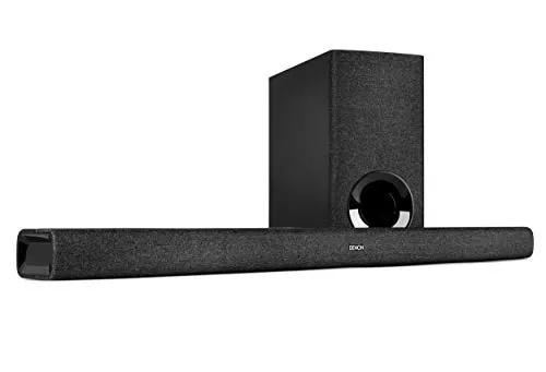 Denon DHT-S416 Soundbar - mit drahtlosem Subwoofer, unterstützt Dolby Digital und DTS Surround, ideal für ein erstklassiges Klangerlebnis