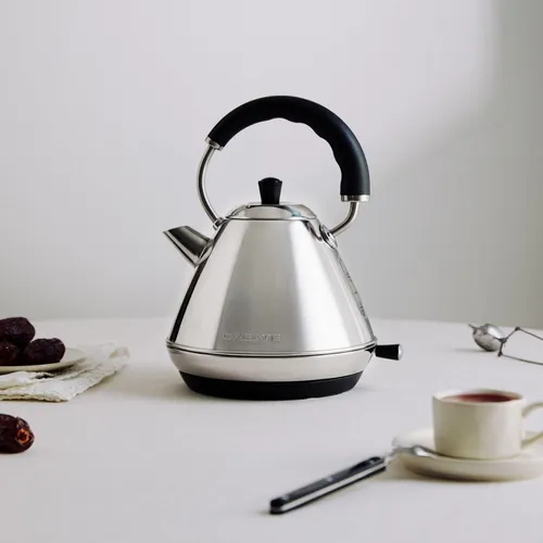 CREATE KETTLE RETRO M Elektrischer Wasserkocher, 1 l, verchromt, schnell und sicher