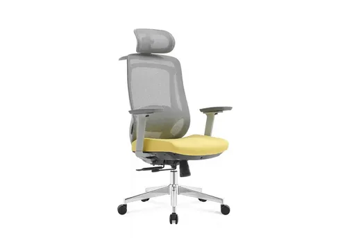 Steelboxx Drehstuhl mit Kopf- Nackenstütze und 3D Armlehnen - Ergonomischer Bürodrehstuhl mit atmungsaktiver Netzrückenlehne, verstellbarer Kopfstütze und 3D Armlehnen. Ideal für stundenlanges Arbeiten, bis 150 kg belastbar.