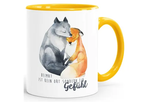 Kaffee- & Teebecher Gelb von MoonWorks