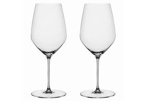 Spiegelau Hi-Lite Bordeauxglas 2er-Set - Elegante Rotweingläser aus Kristallglas, 650 ml Kapazität, ideal für besondere Anlässe und den Genuss von Rotwein.