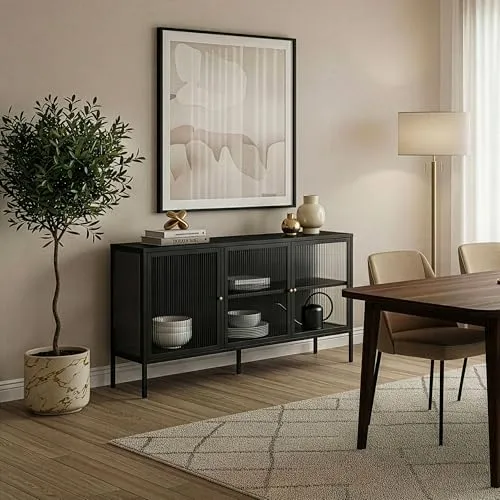 Buffets & Sideboards Schwarz von en.casa