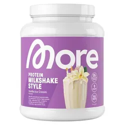 More Nutrition Protein Milkshake Style Vanilla Ice Cream