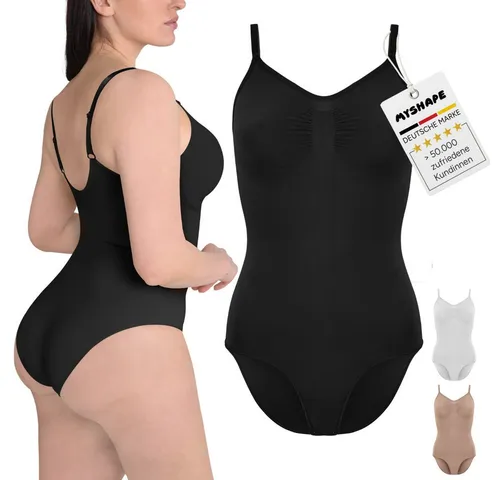 myshape Shaping-Body Bodysuit Shapewear Damen – Bauchweg & Po-Lift Effekt - Miederbodies für Damen von MyShape – Figurformende Shapewear mit Bauchweg und Po-Lift Effekt für eine schlankere Silhouette und mehr Selbstvertrauen.