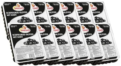 BAKTAT 400g Sofralik Dogal Yagli Siyah Zeytin von BAKTAT since 1986