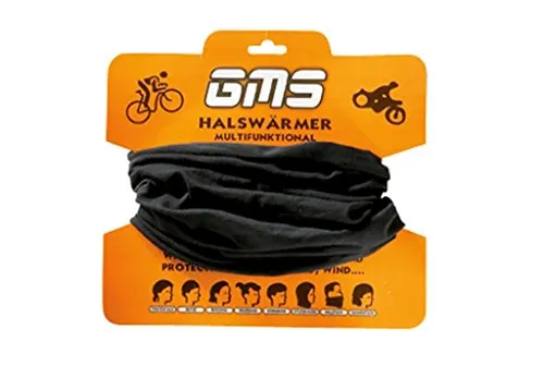 GERMAS 116.01 Schlauchtuch Baumwolle, Schwarz