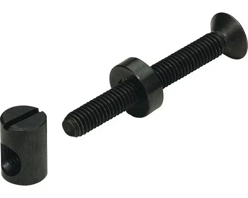 Verbindungsschraube schwarz M6x80 mm 8 Stück von Hettich