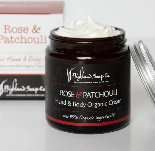 The Highland Soap Company Hand- & Körpercreme Rose & Patchouli 120ml